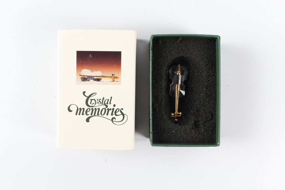 Swarovski Crystal "Memories" Miniature Music Instrument Assortment