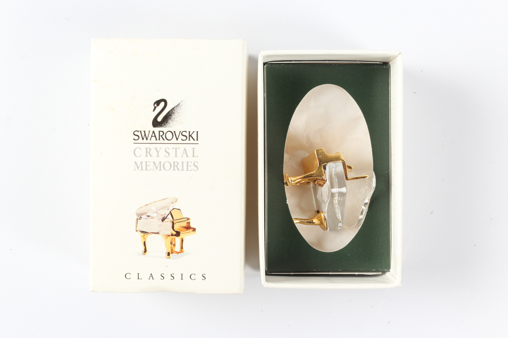 Swarovski Crystal "Memories" Miniature Music Instrument Assortment
