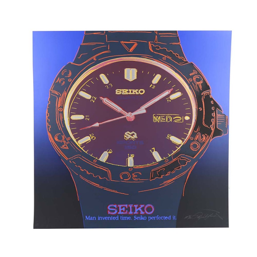 Rupert Jasen Smith "Seiko" Signed Limited Edition Screenprint with Diamond Dust