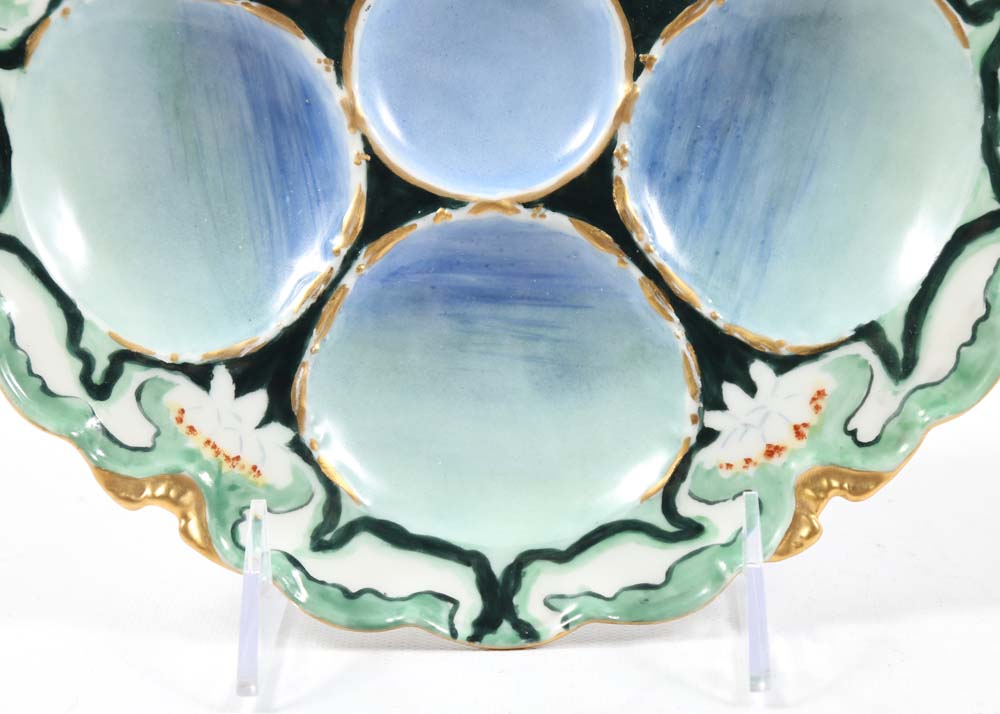 Antique Haviland & Co Limoges Oyster Plate
