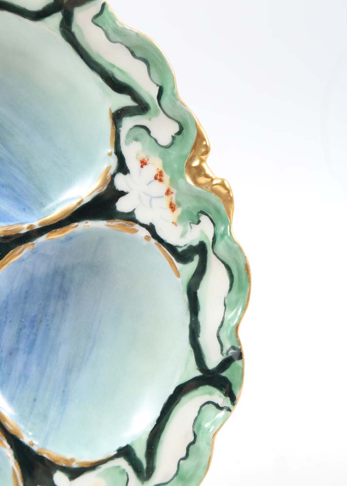 Antique Haviland & Co Limoges Oyster Plate