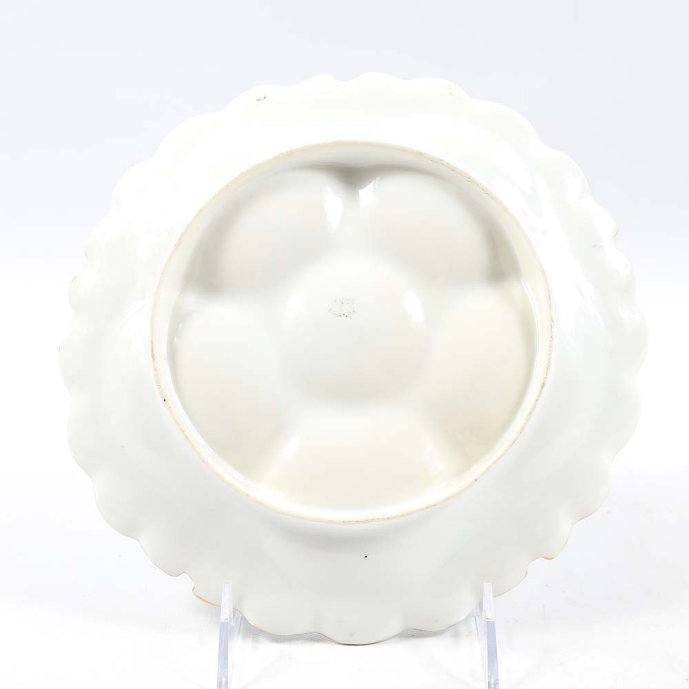 Antique Haviland & Co Limoges Oyster Plate