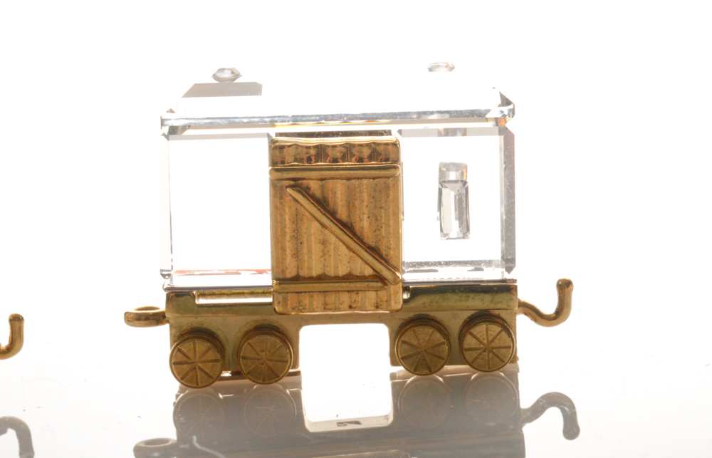 Swarovski Crystal Memories Train Figurines