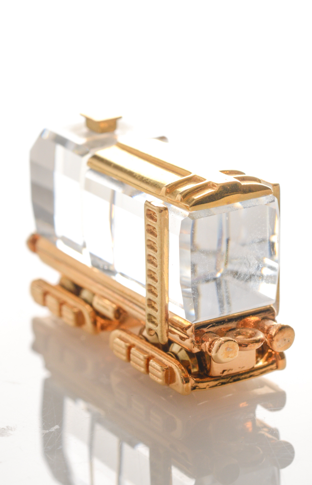 Swarovski Crystal Memories Train Figurines