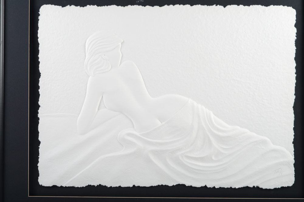 Roberta Peck Embossed Print