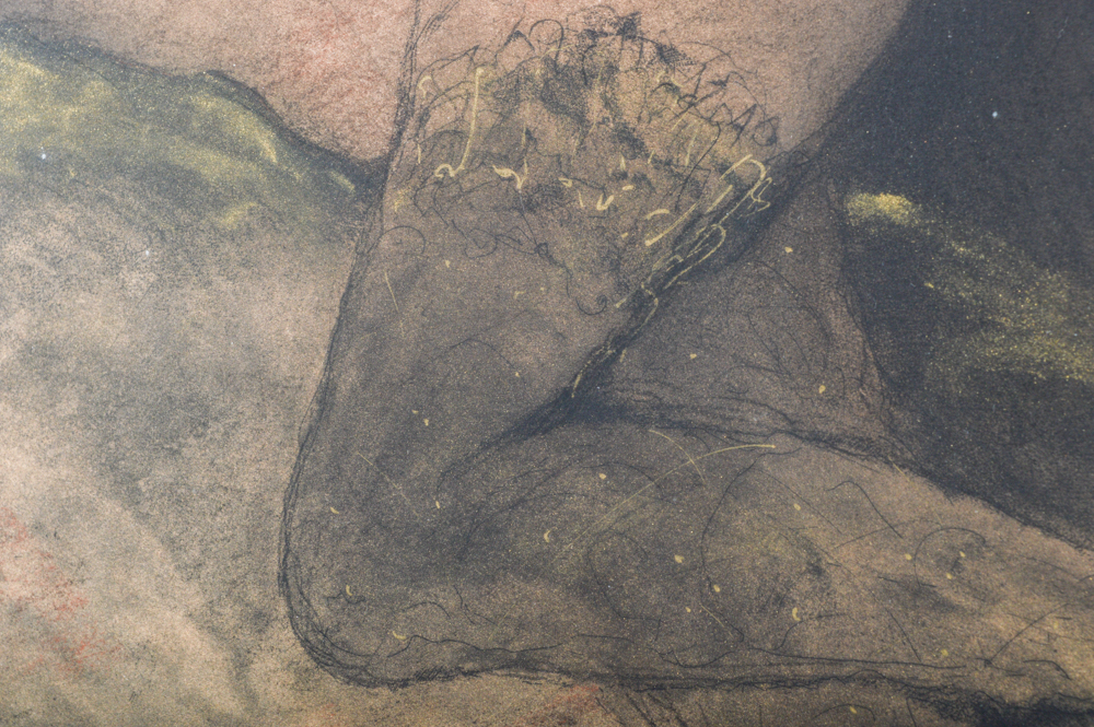 Roy Fairchild-Woodard Limited Edition Etching "Reclining Nude"