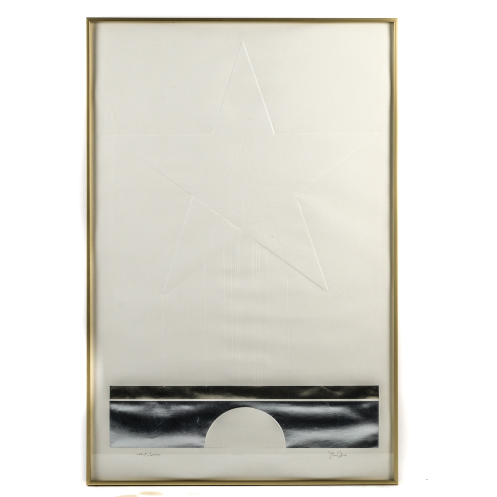 Stan Brod Embossed Print