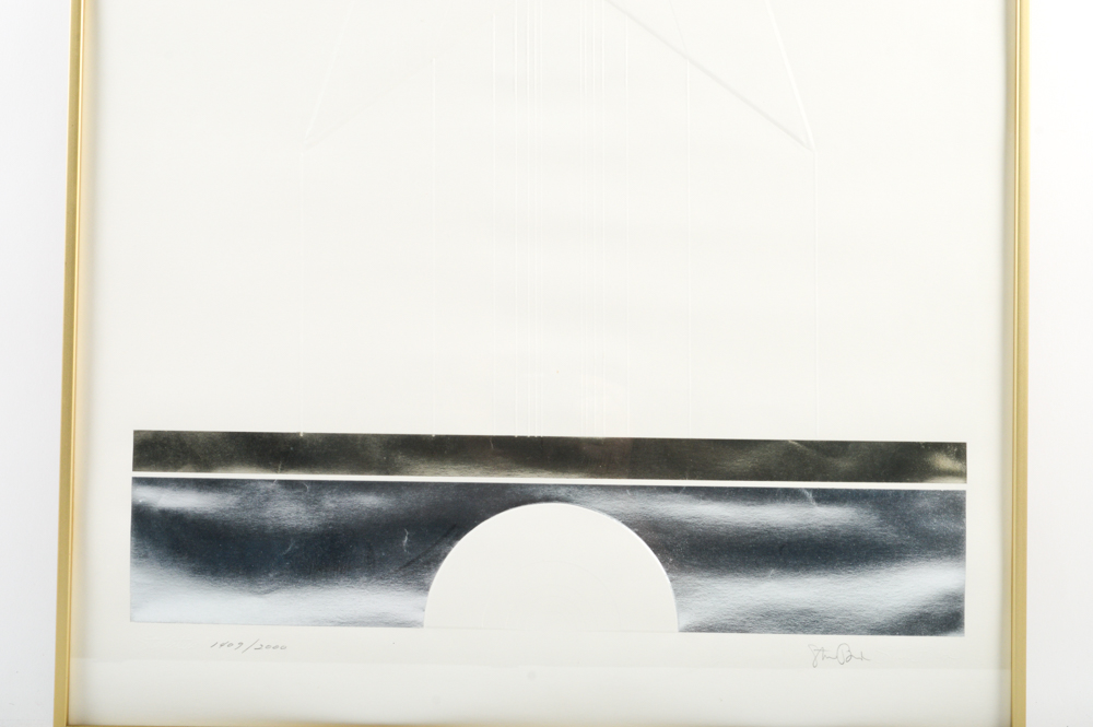 Stan Brod Embossed Print