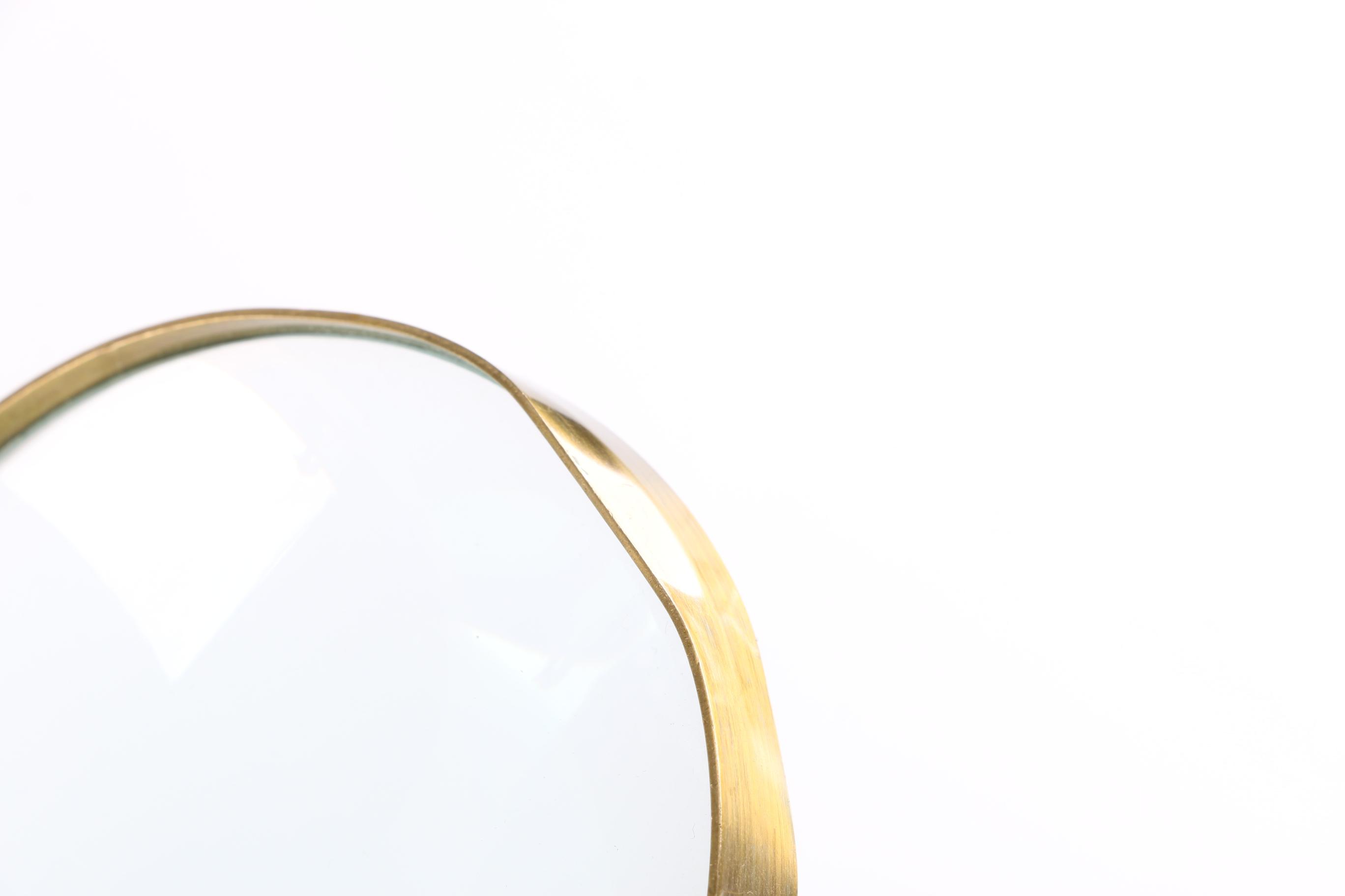 Brass and Resin Magnifying Glass