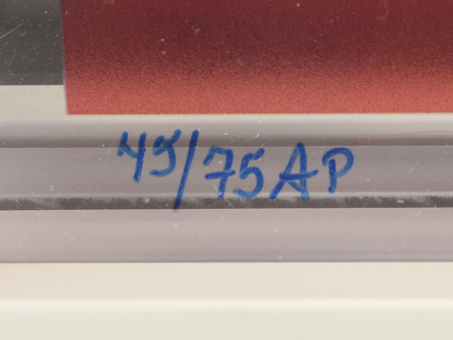 Yaacov Agam Signed Limited Edition Artist's Proof 1976 Serigraph on Mirror "Spirit of America"