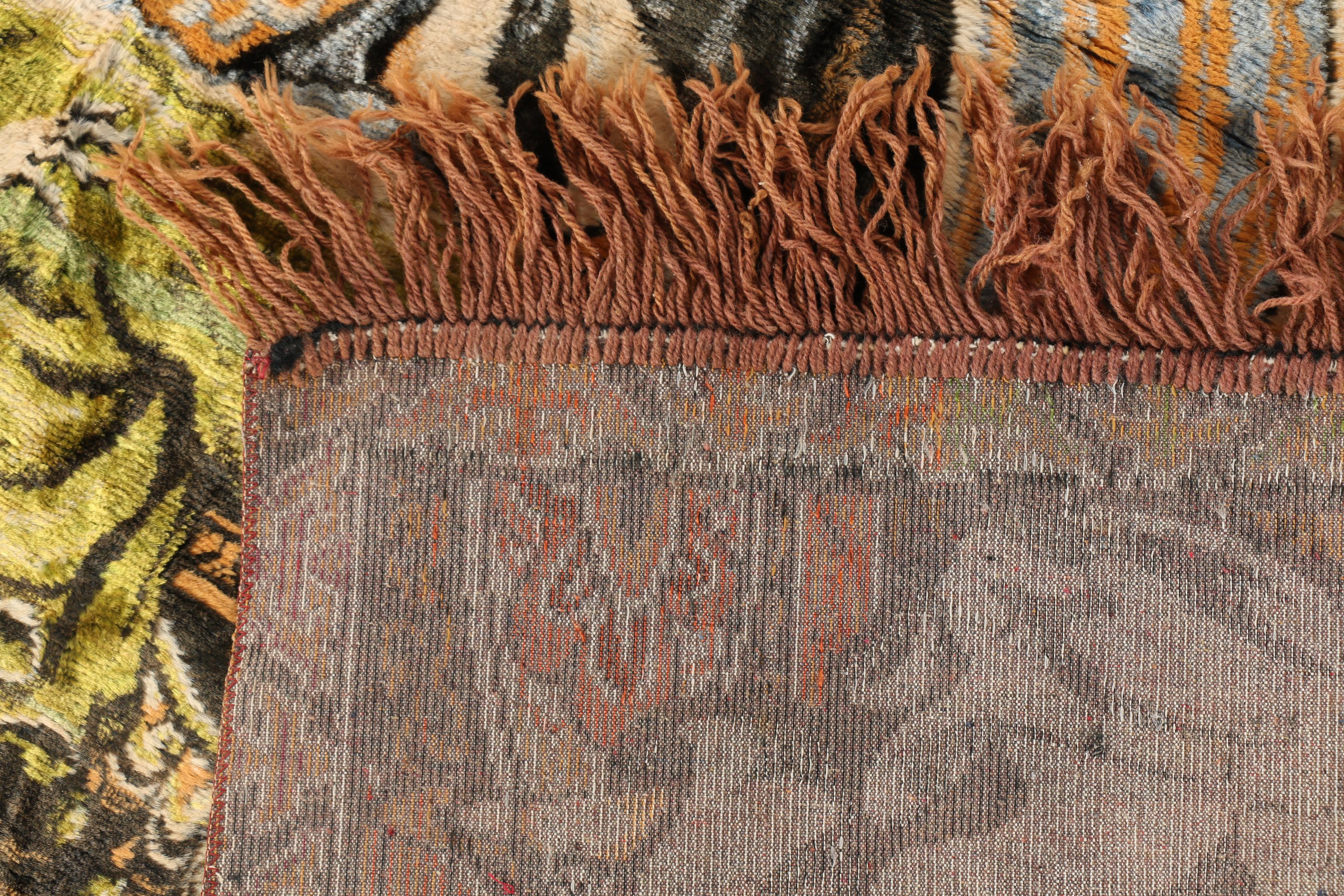 Hand-Knotted Persian Pictorial Tapestry