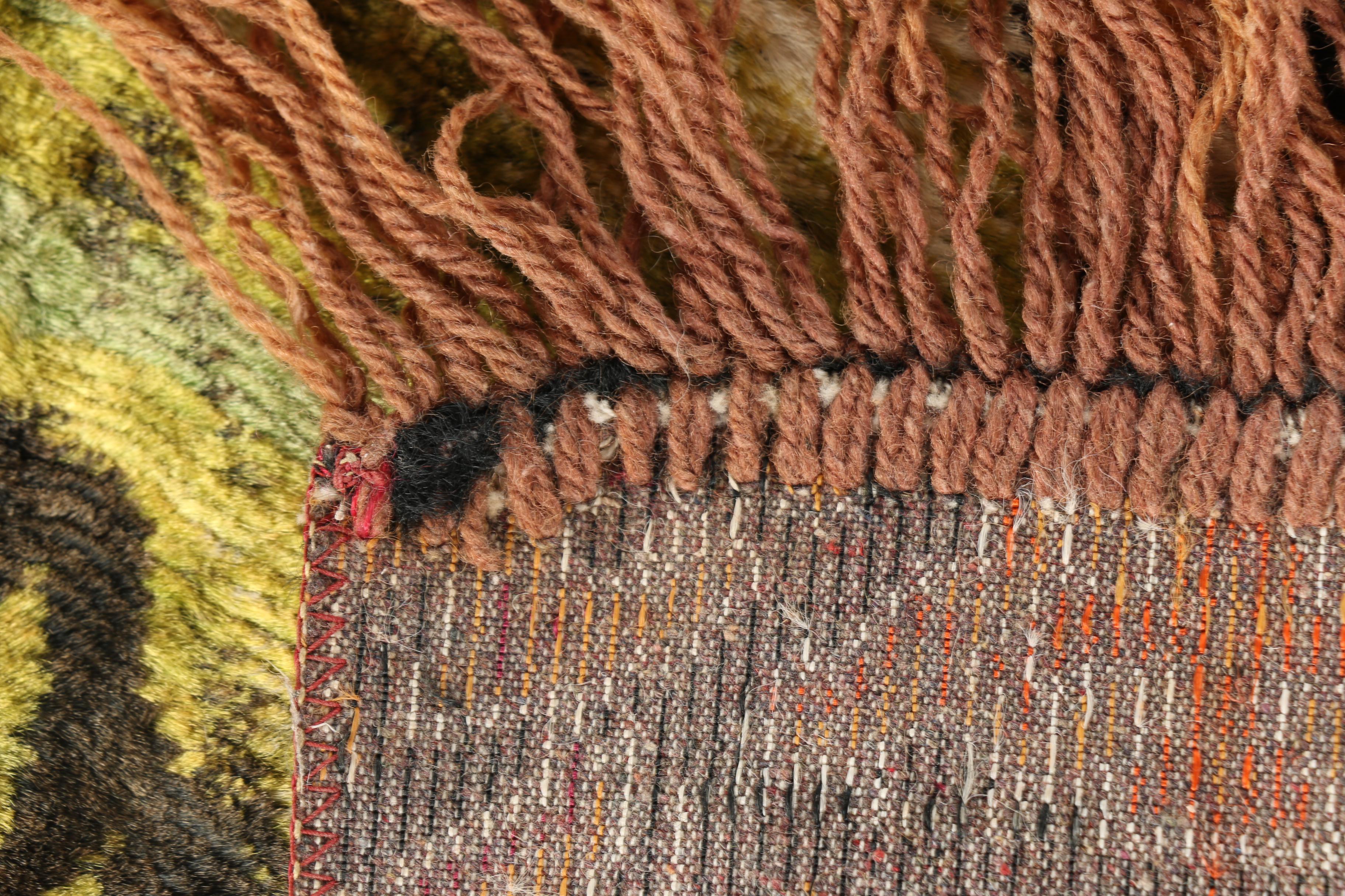 Hand-Knotted Persian Pictorial Tapestry