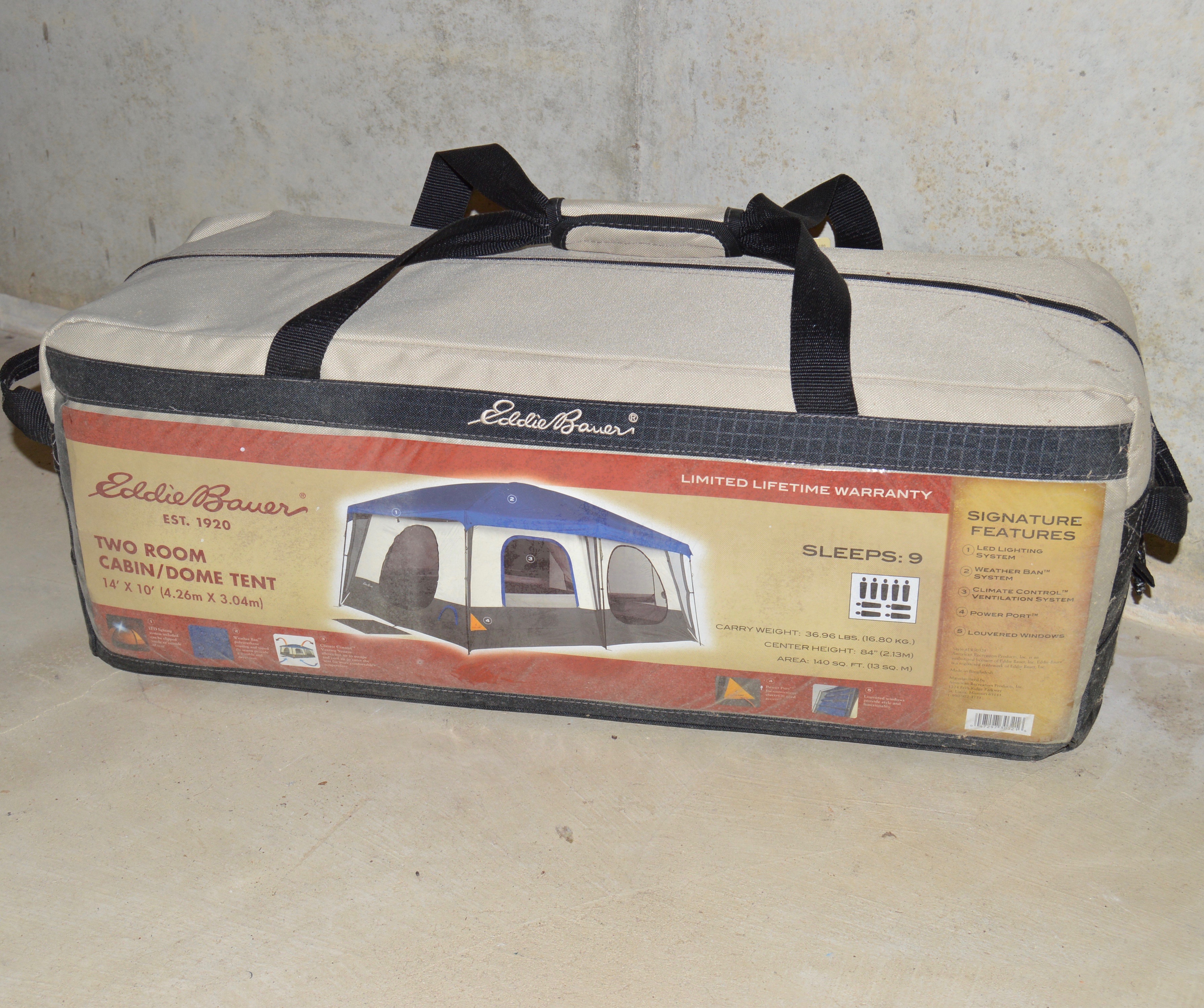 Eddie Bauer Two Room Cabin Dome Tent