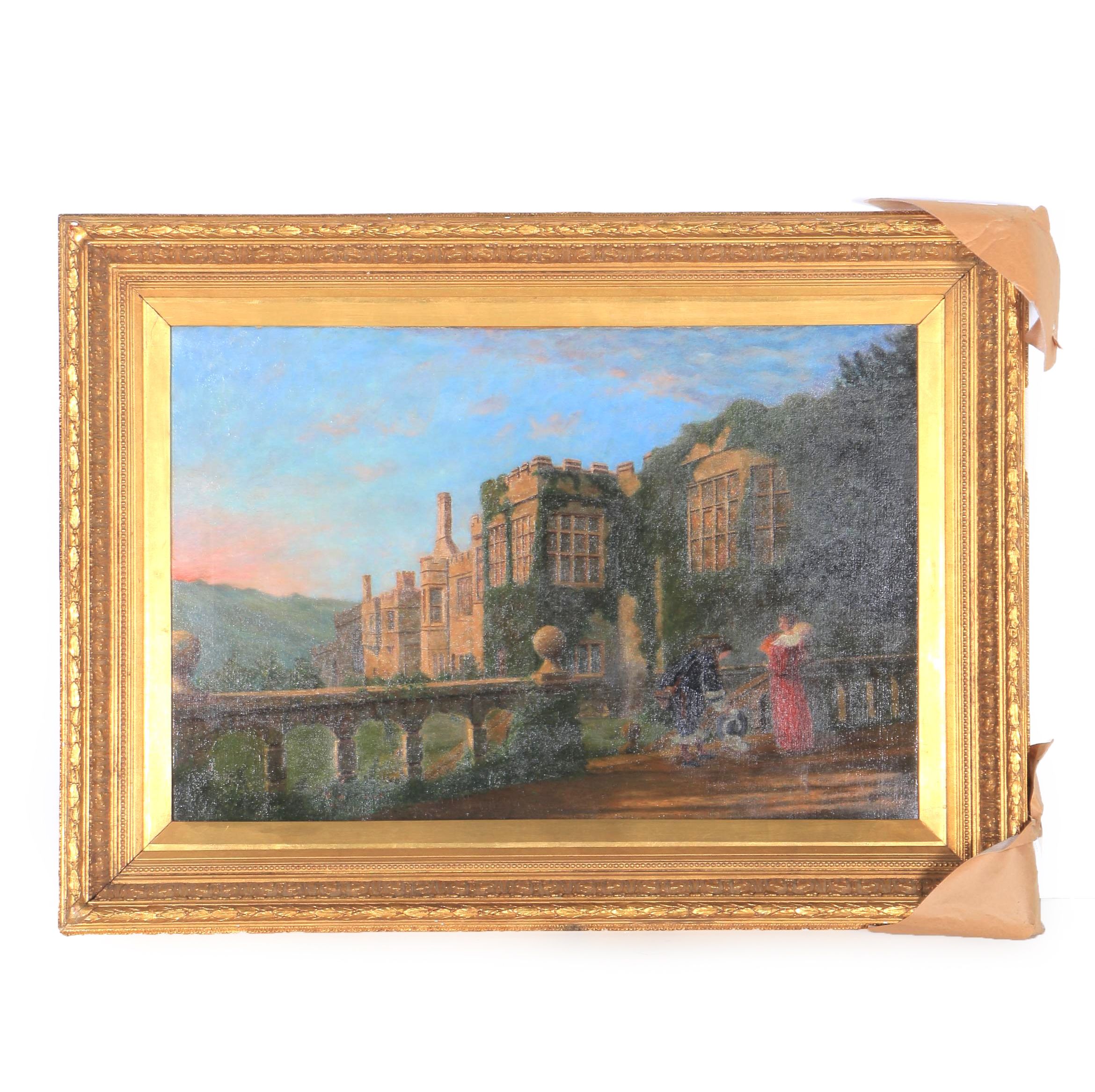 Bond Oil Painting on Canvas "Castle"