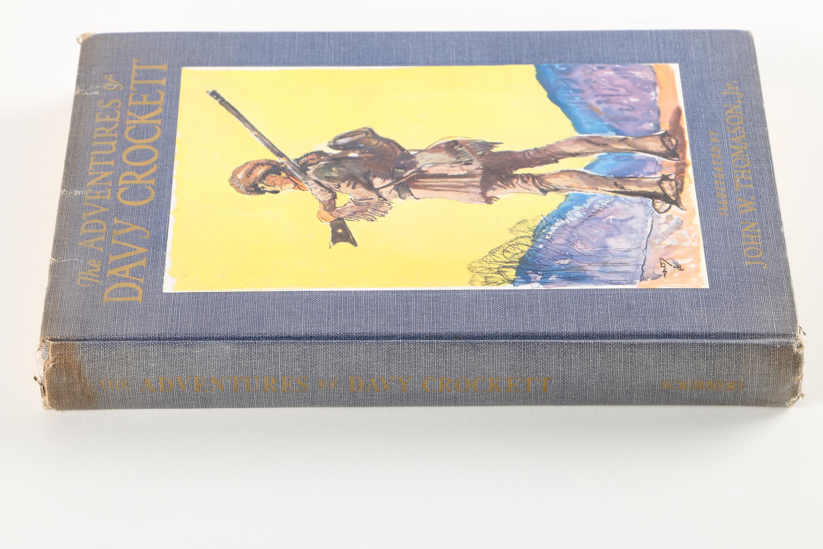 1955 "The Adventures of Davy Crockett" Illustrated by John W. Thomason Jr.