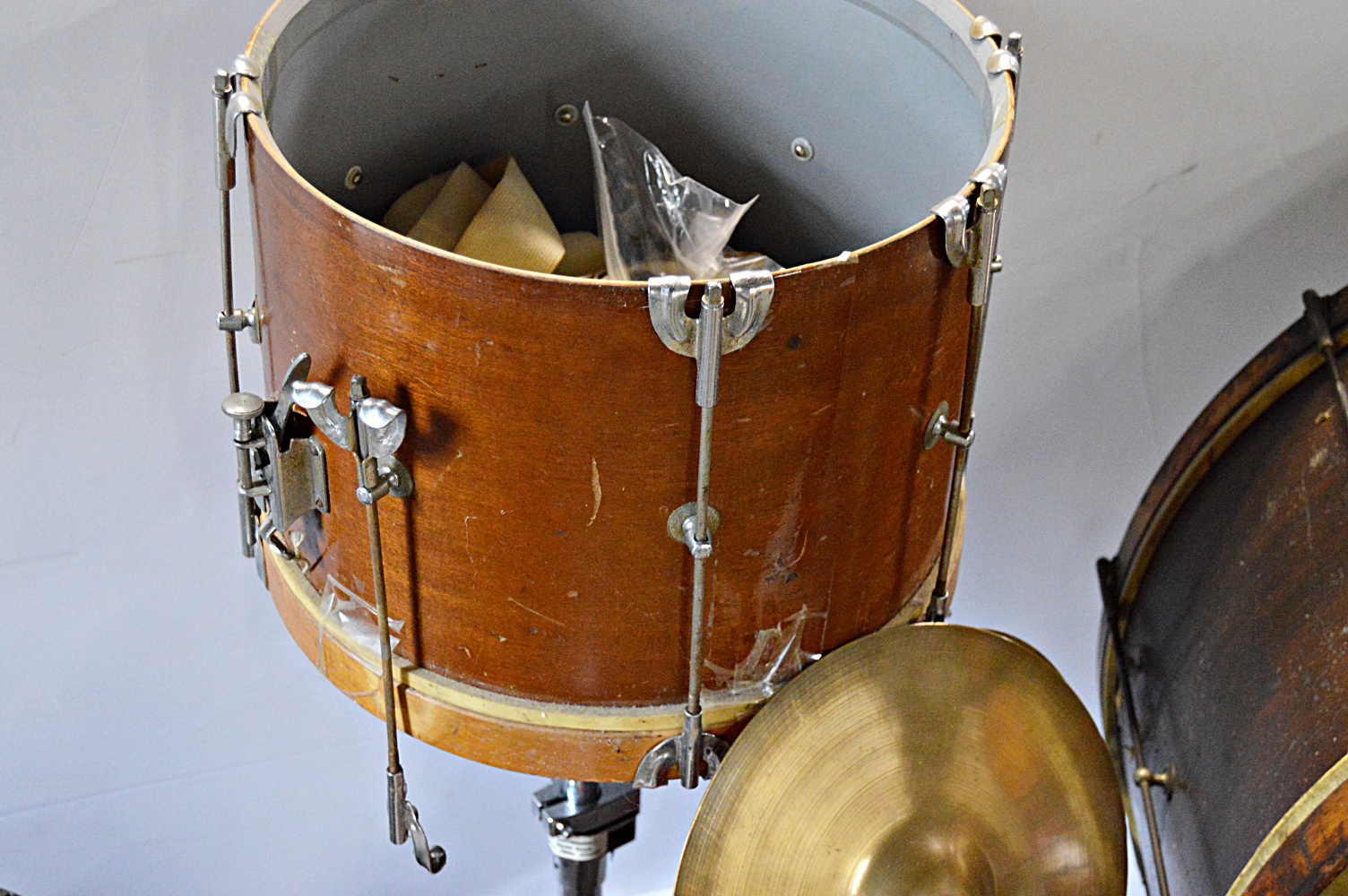 Vintage Drums, Percussion Instruments and Banjo
