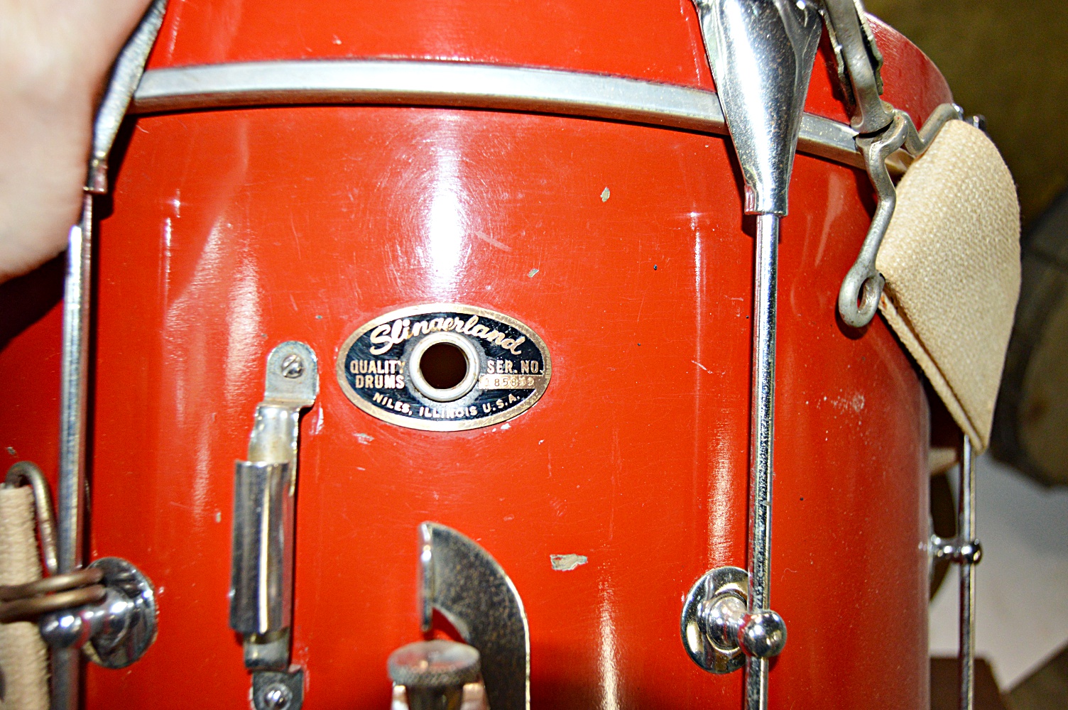 Vintage Drums, Percussion Instruments and Banjo