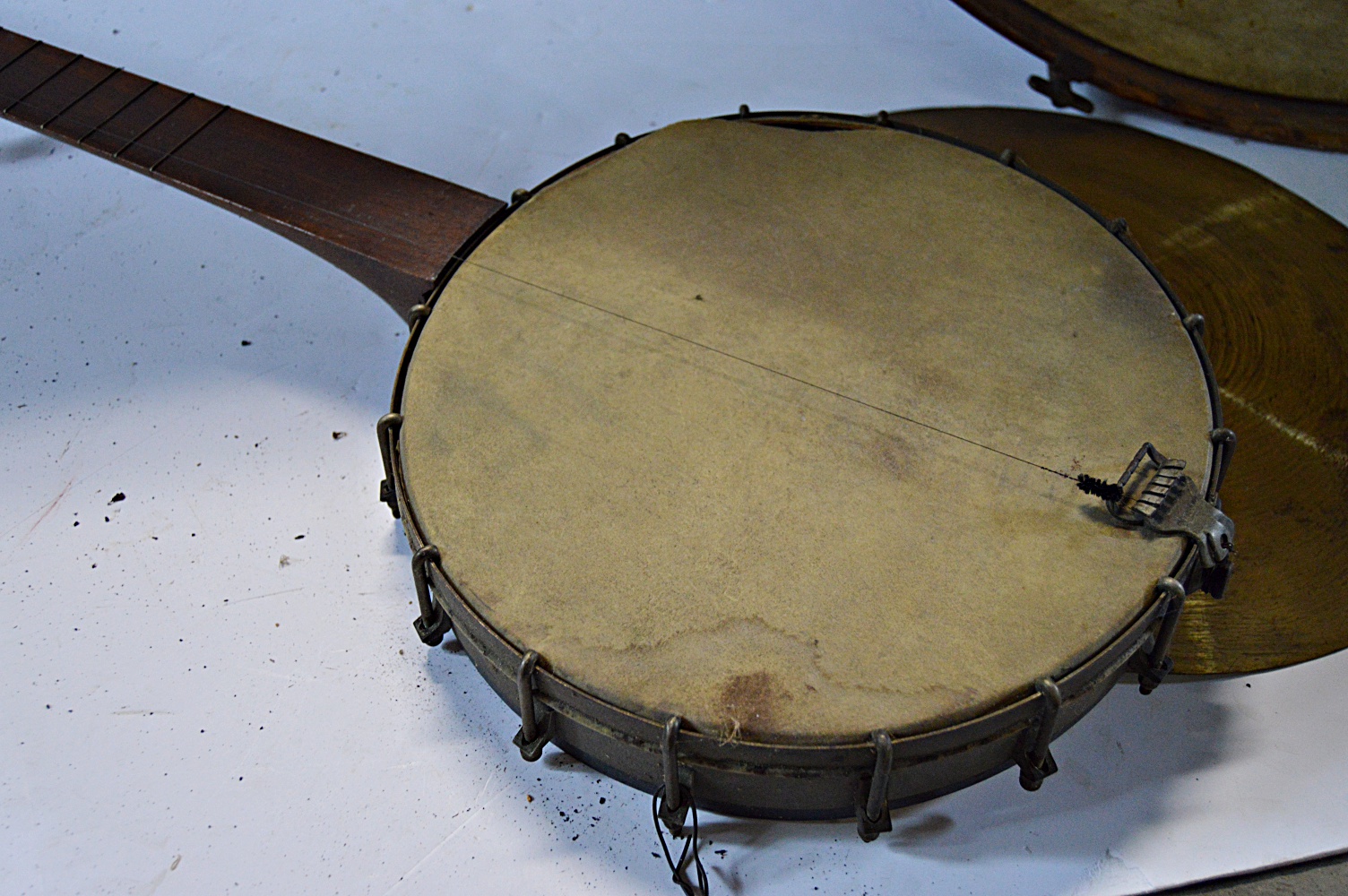Vintage Drums, Percussion Instruments and Banjo