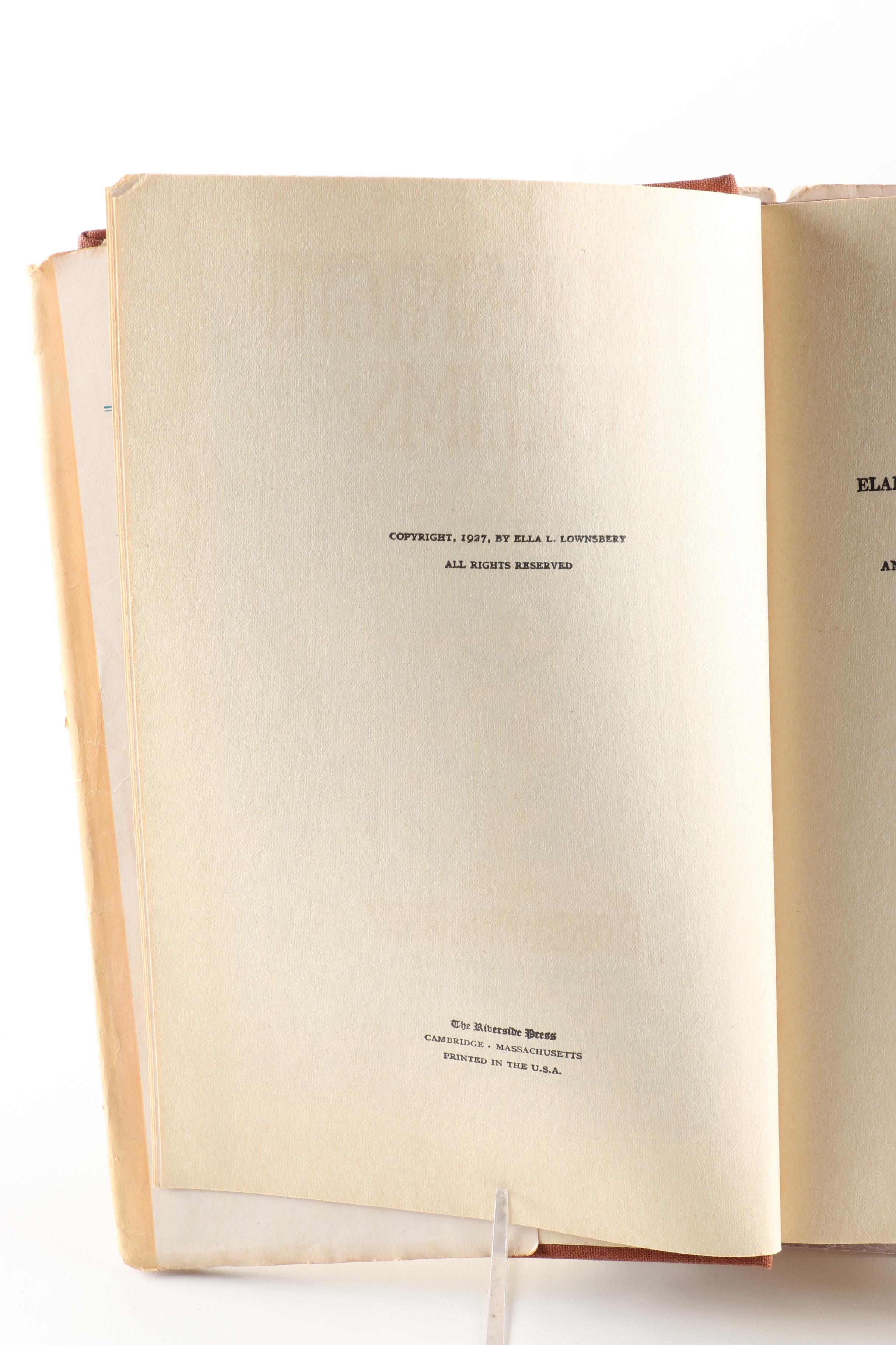 1927 "The Boy Knight of Reims" by Eloise Lownsbery