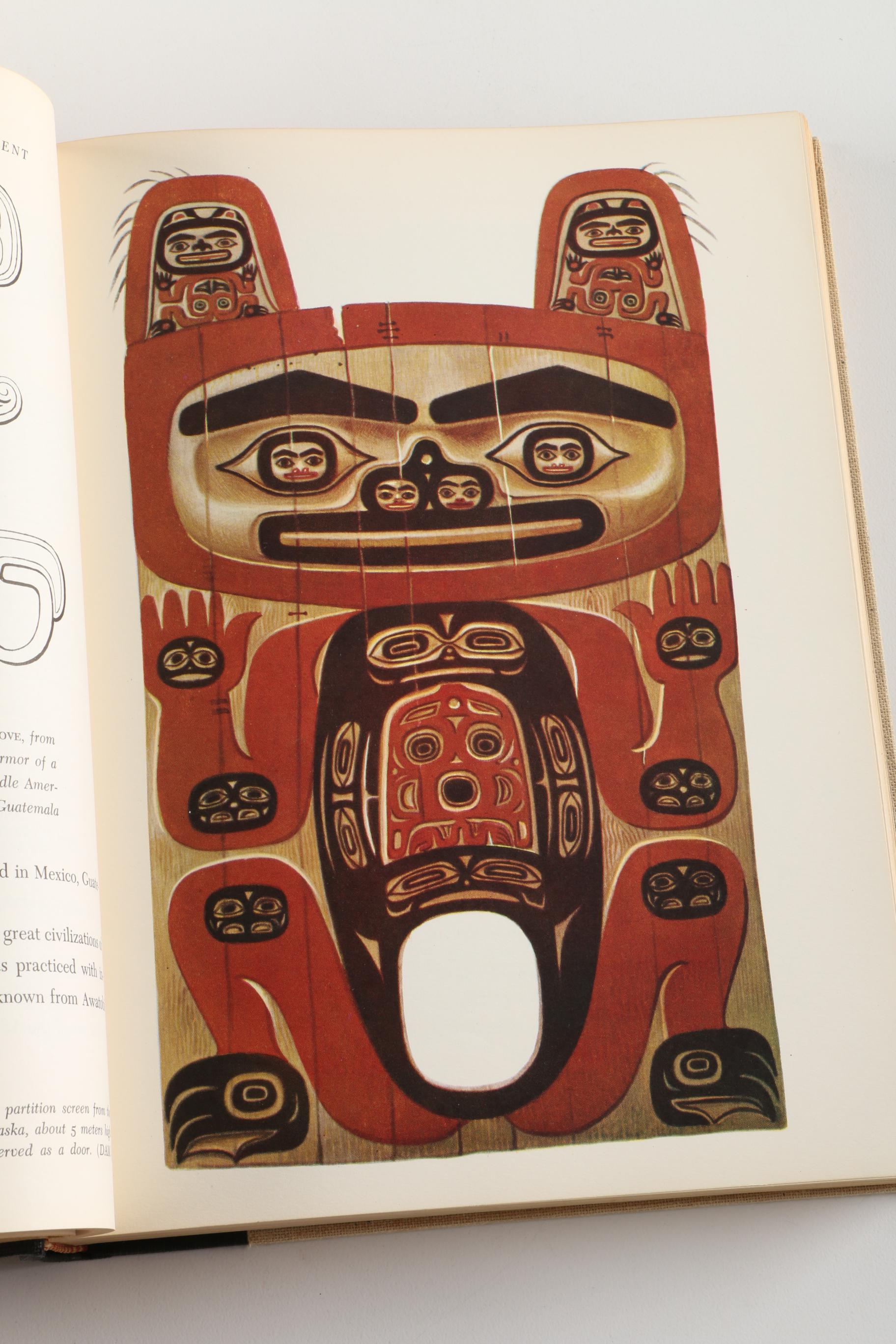 1954 First Edition "The Eagle, The Jaguar, and The Serpent: Indian Art of The Americas" by Miguel Covarrubias