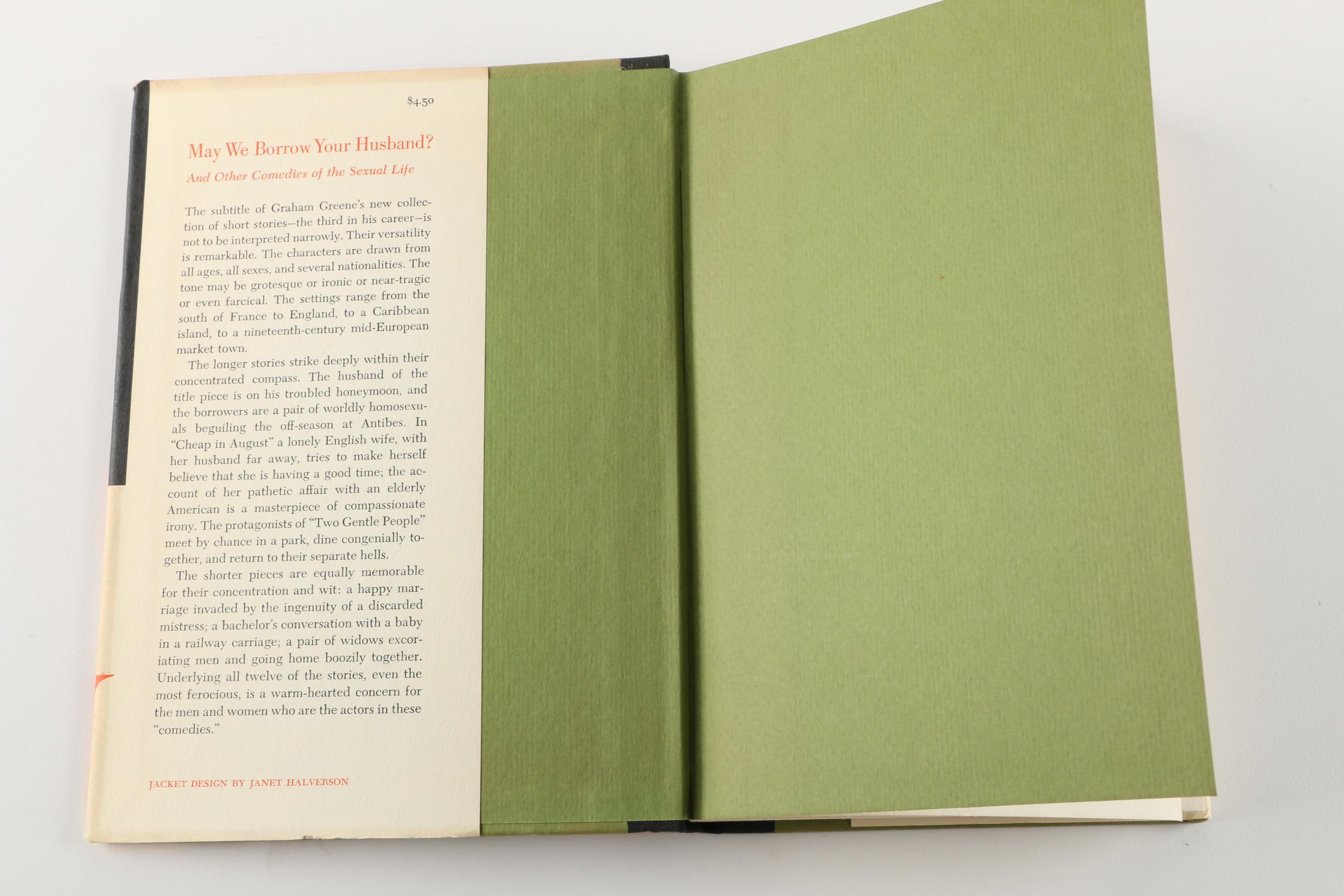 1967 "May We Borrow Your Husband" by Graham Greene Second Printing