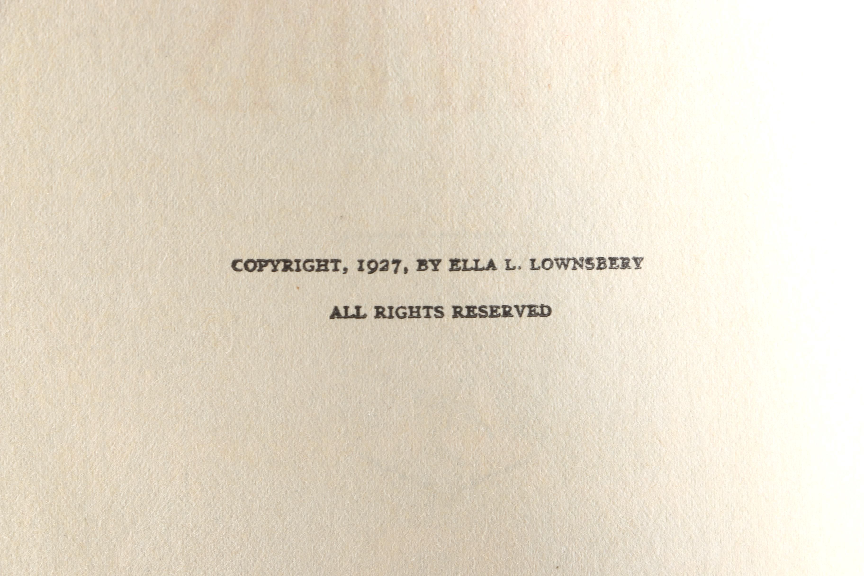 1927 "The Boy Knight of Reims" by Eloise Lownsbery