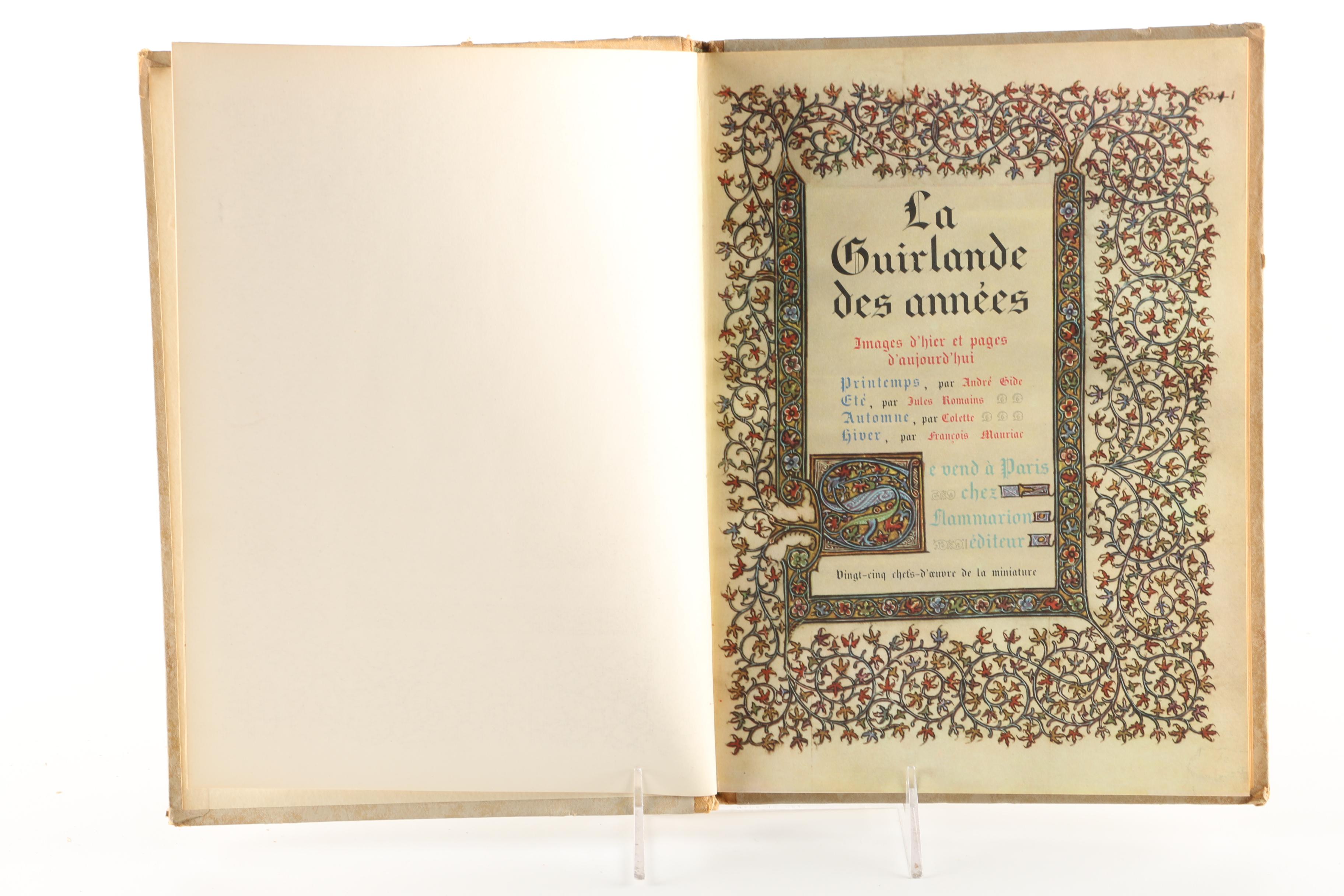 "La Guirlande Des Années: Images D'hier et Pages D'aujourd 'hui"