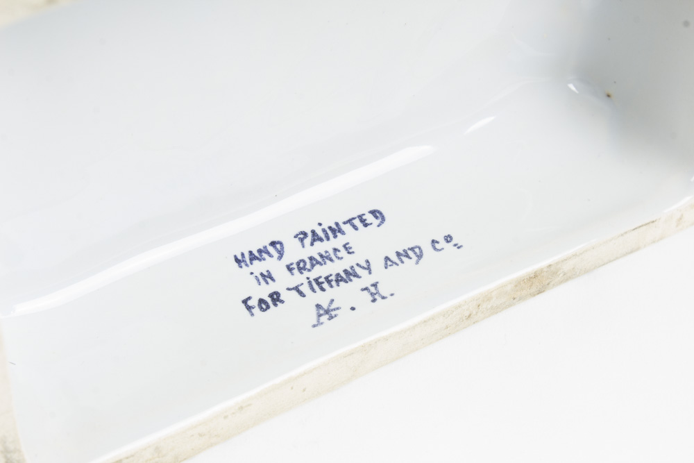 Tiffany & Co. Hand-Painted Delft Tulipiere Cow Vase