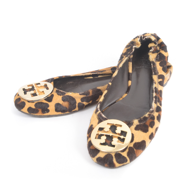 Tory Burch Loepard Print Ballerina Flats