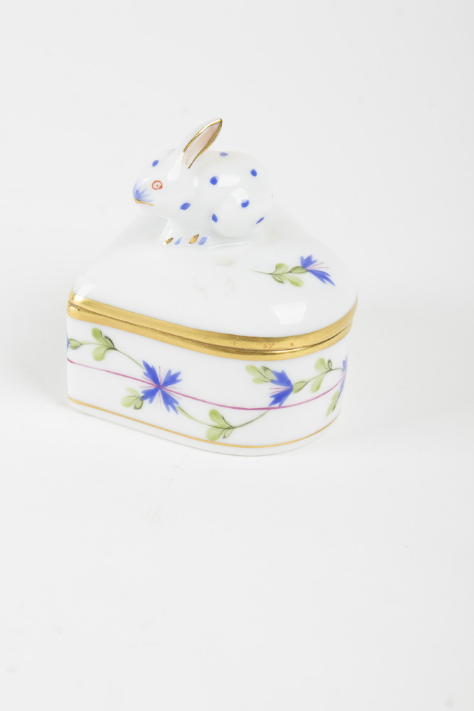 Limoges and Herend Trinket Boxes