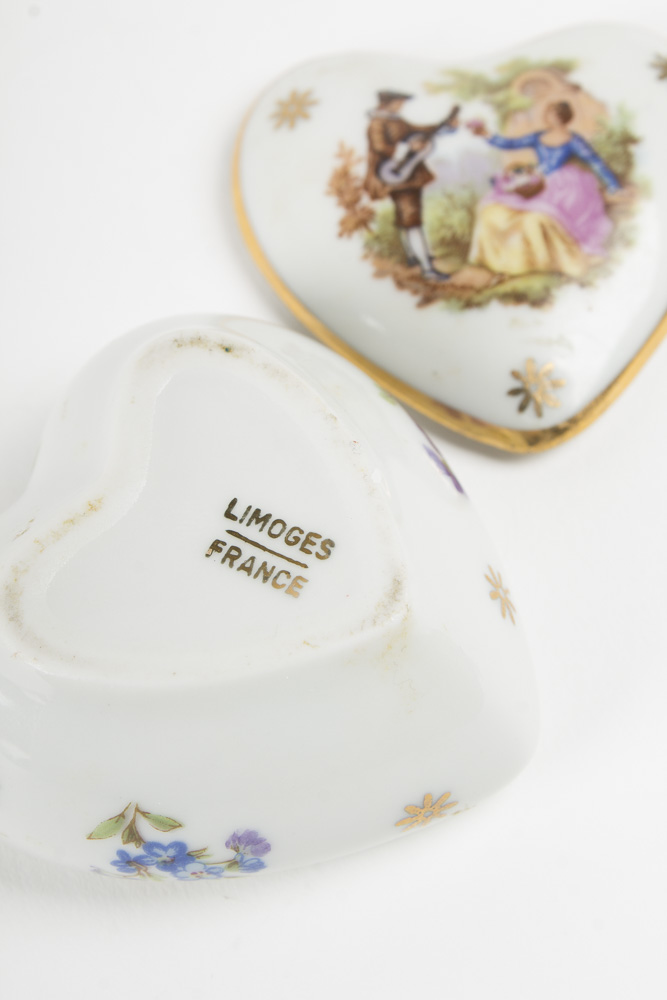 Limoges and Herend Trinket Boxes
