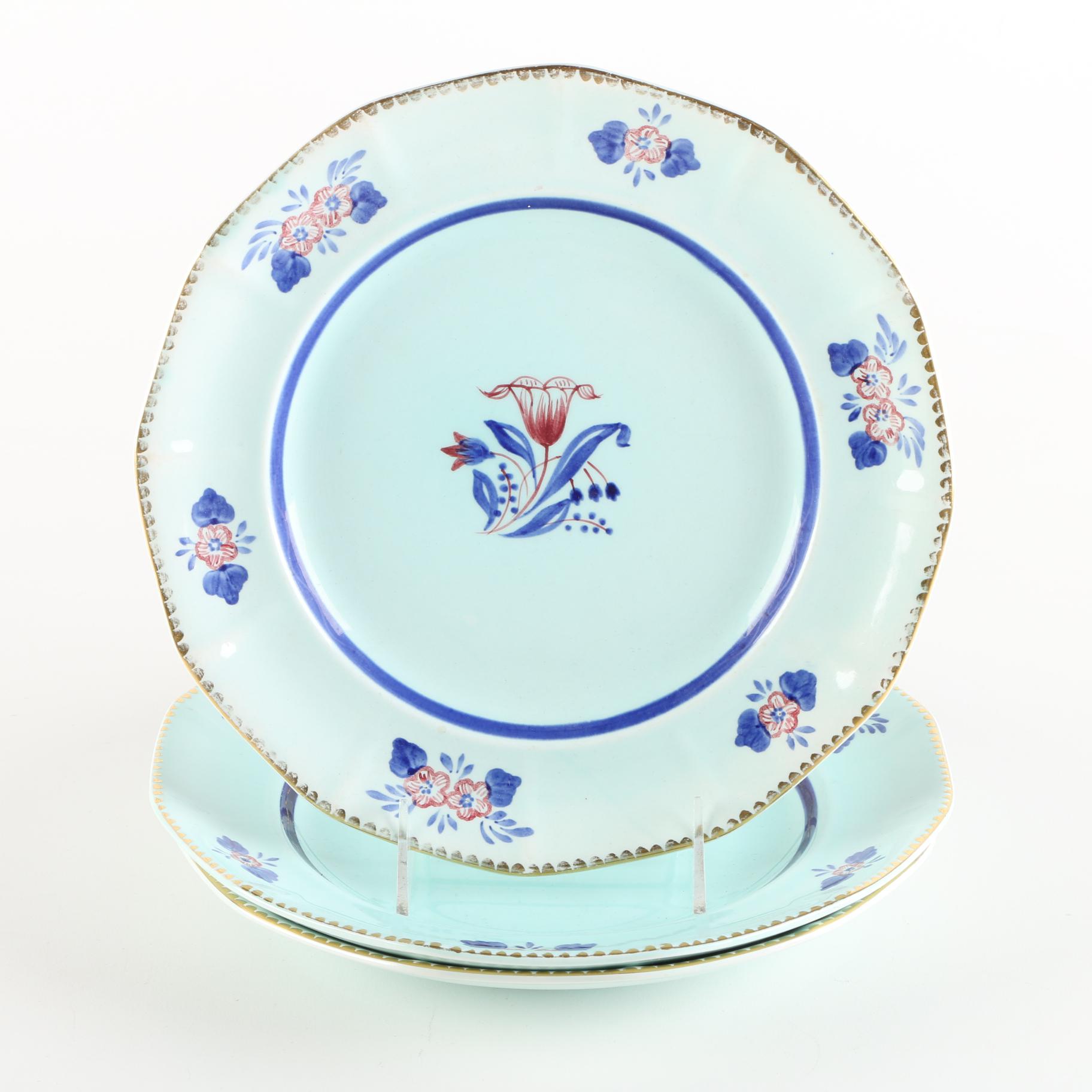 Adams China Calyx Ware Plates