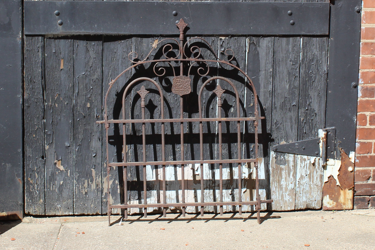 Late 1800s Stewart Ironworks Garden Gate