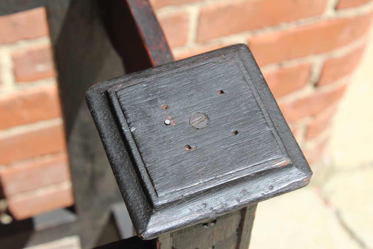 Hand Carved English Oak Hall Tree Circa The Mid 1800s
