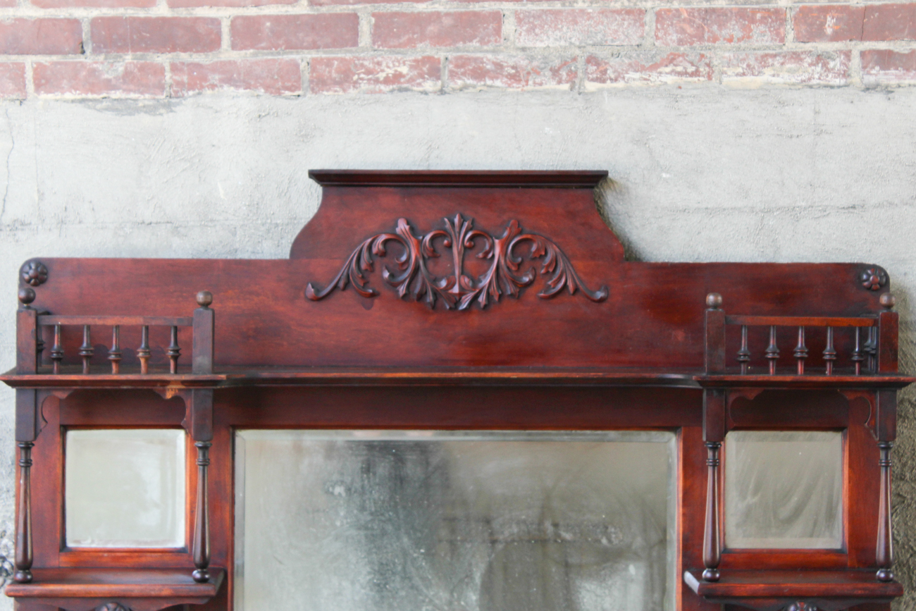 Antique Cherry Fireplace Mantel Top