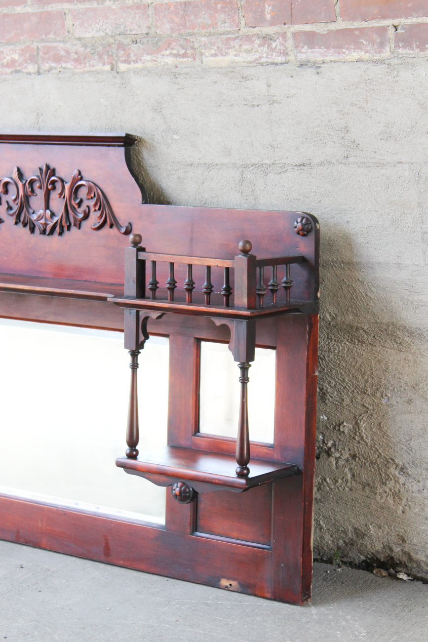 Antique Cherry Fireplace Mantel Top