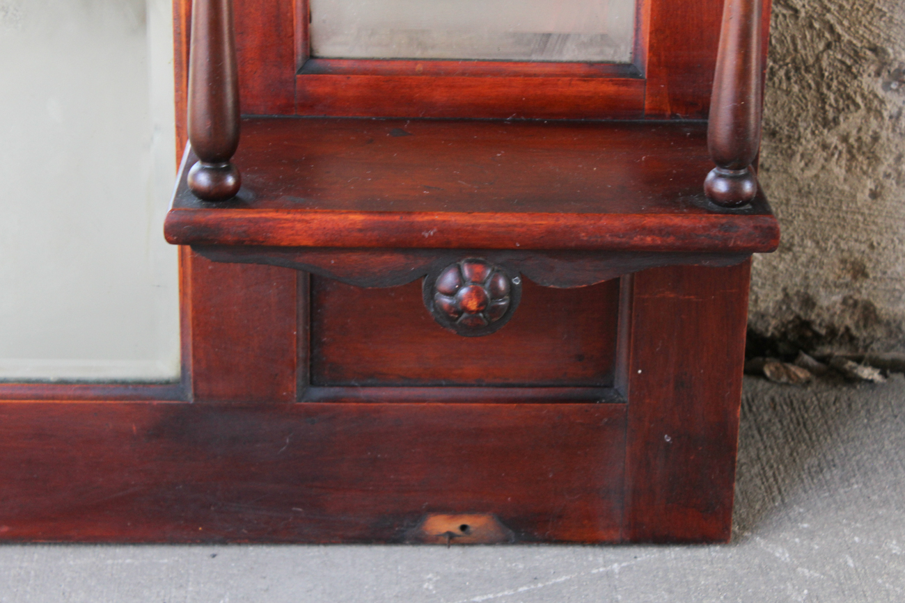 Antique Cherry Fireplace Mantel Top
