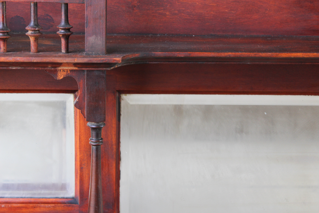 Antique Cherry Fireplace Mantel Top