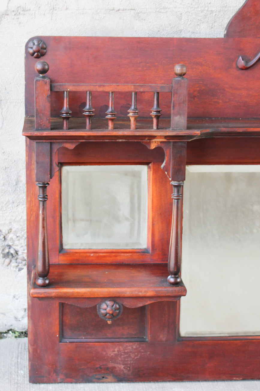 Antique Cherry Fireplace Mantel Top
