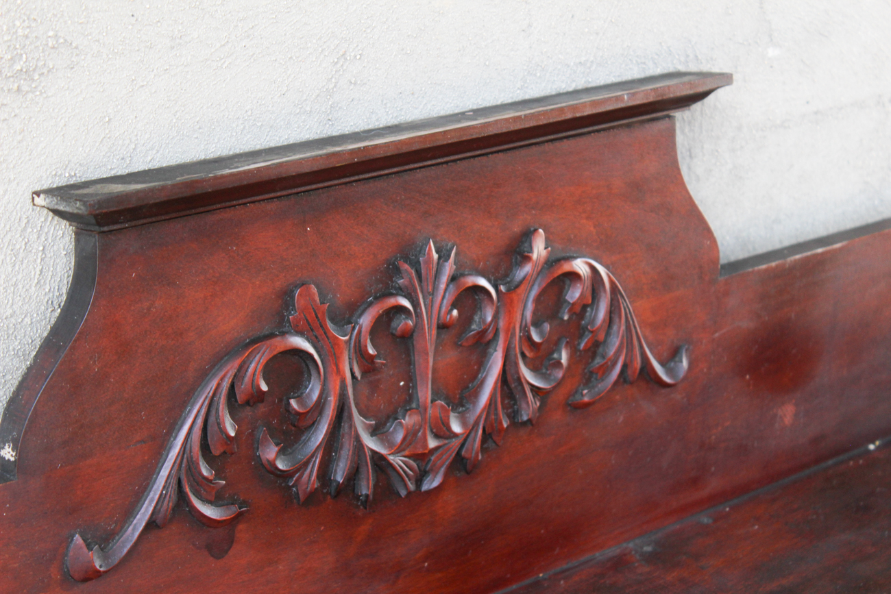 Antique Cherry Fireplace Mantel Top