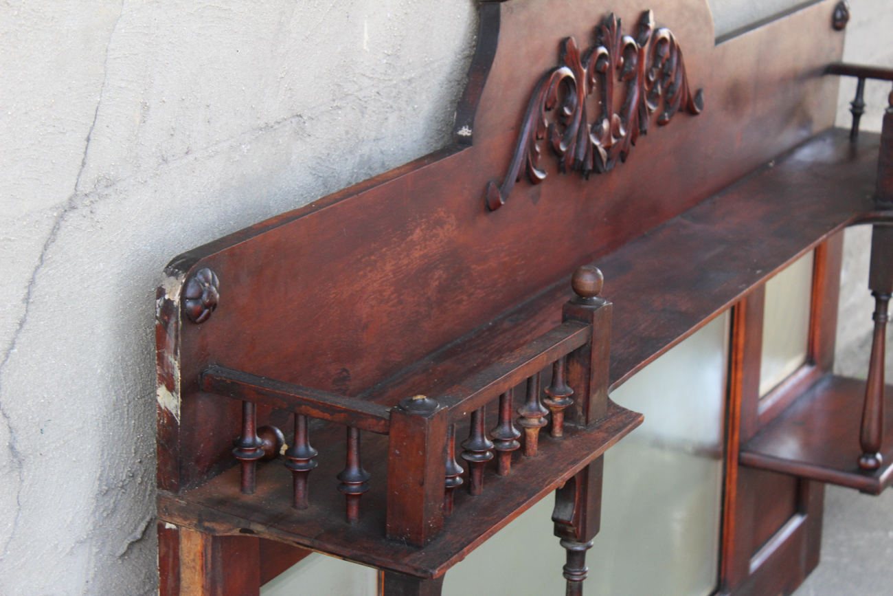 Antique Cherry Fireplace Mantel Top