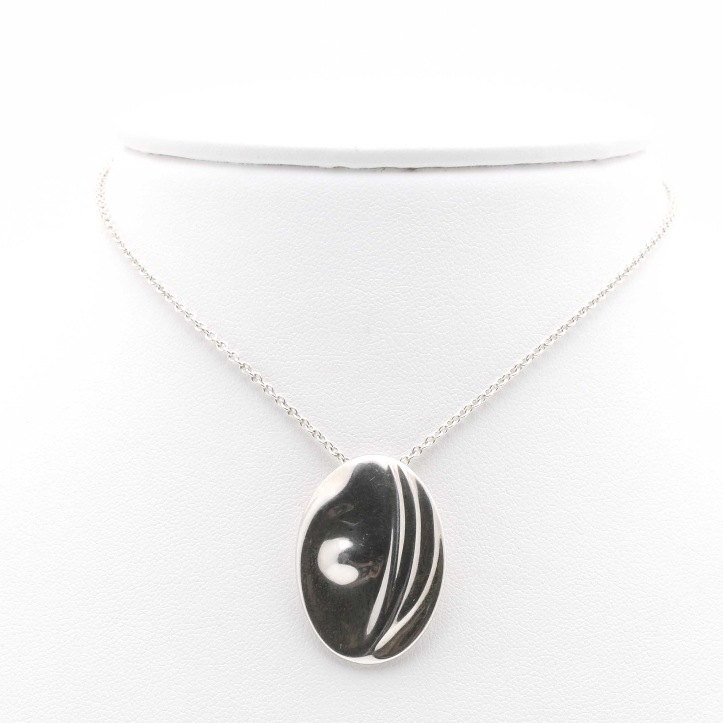 Sterling Tiffany & Co. Elsa Peretti "Virgo Zodiac" Necklace