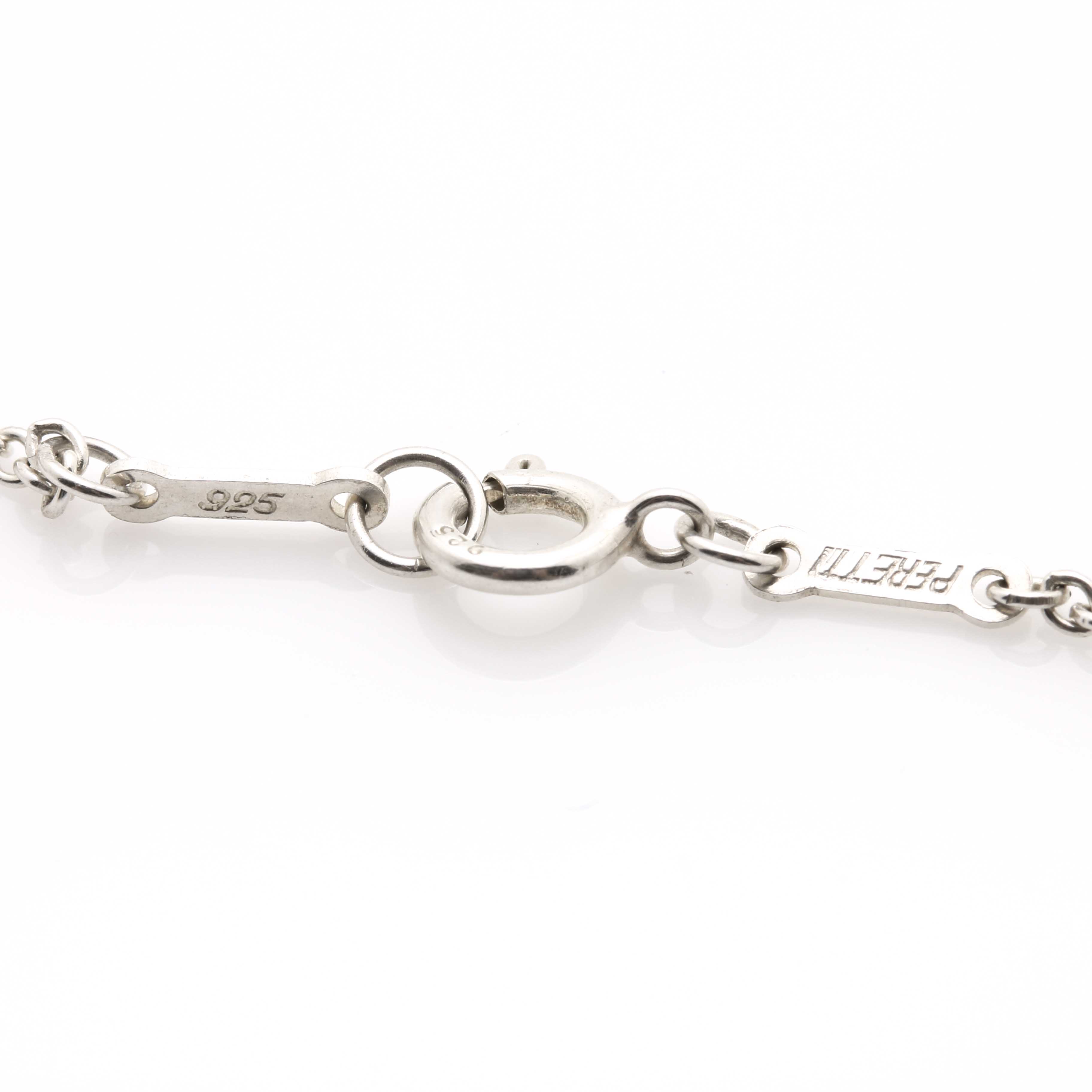 Sterling Tiffany & Co. Elsa Peretti "Virgo Zodiac" Necklace