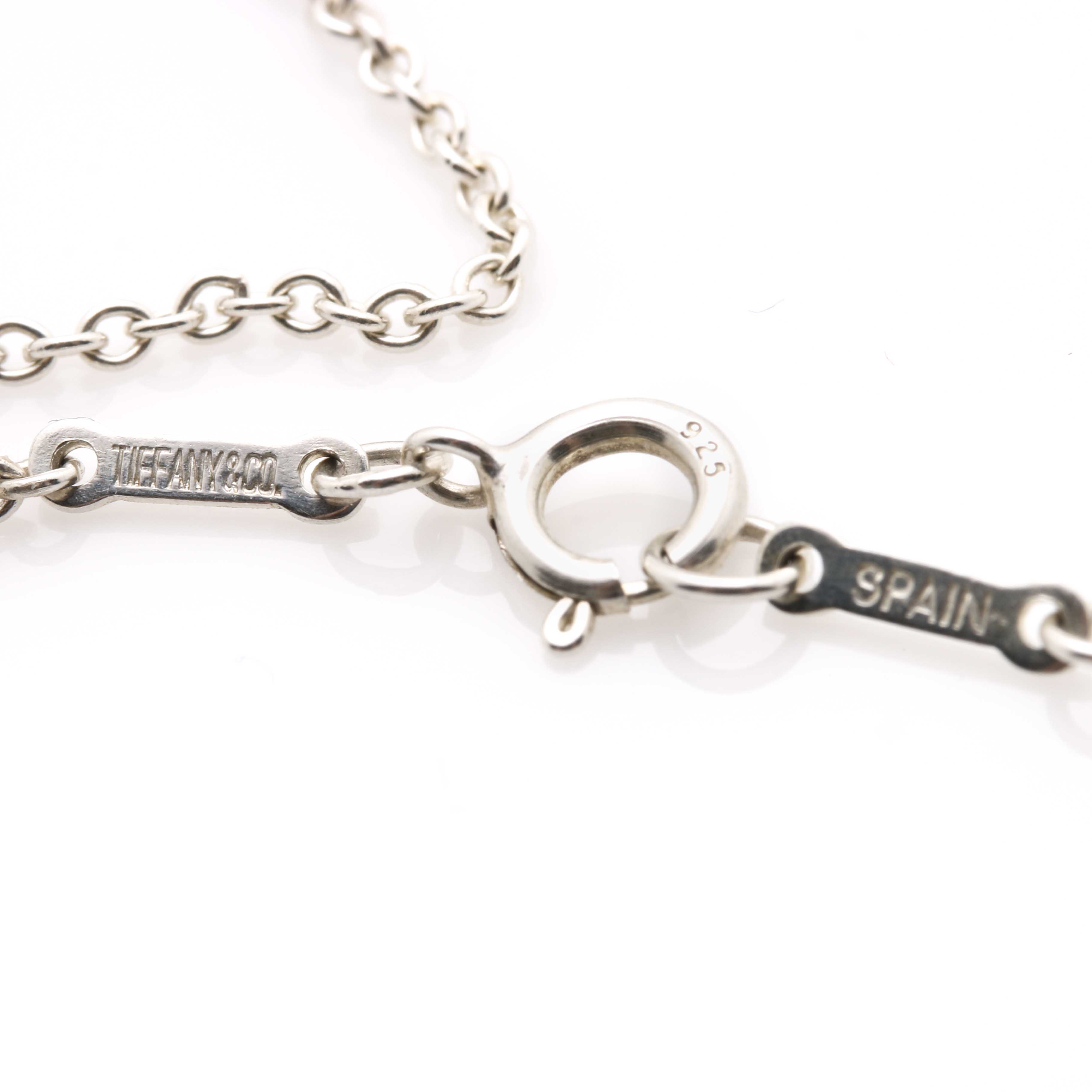 Sterling Tiffany & Co. Elsa Peretti "Virgo Zodiac" Necklace