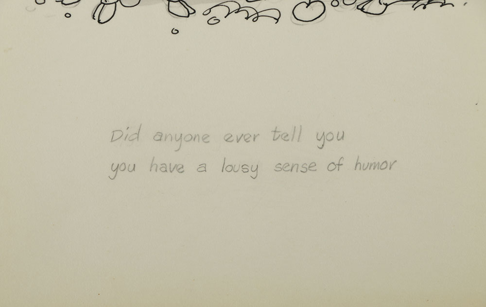 Art Cummings Mixed Media Cartoon on Transparent Paper of Pigs