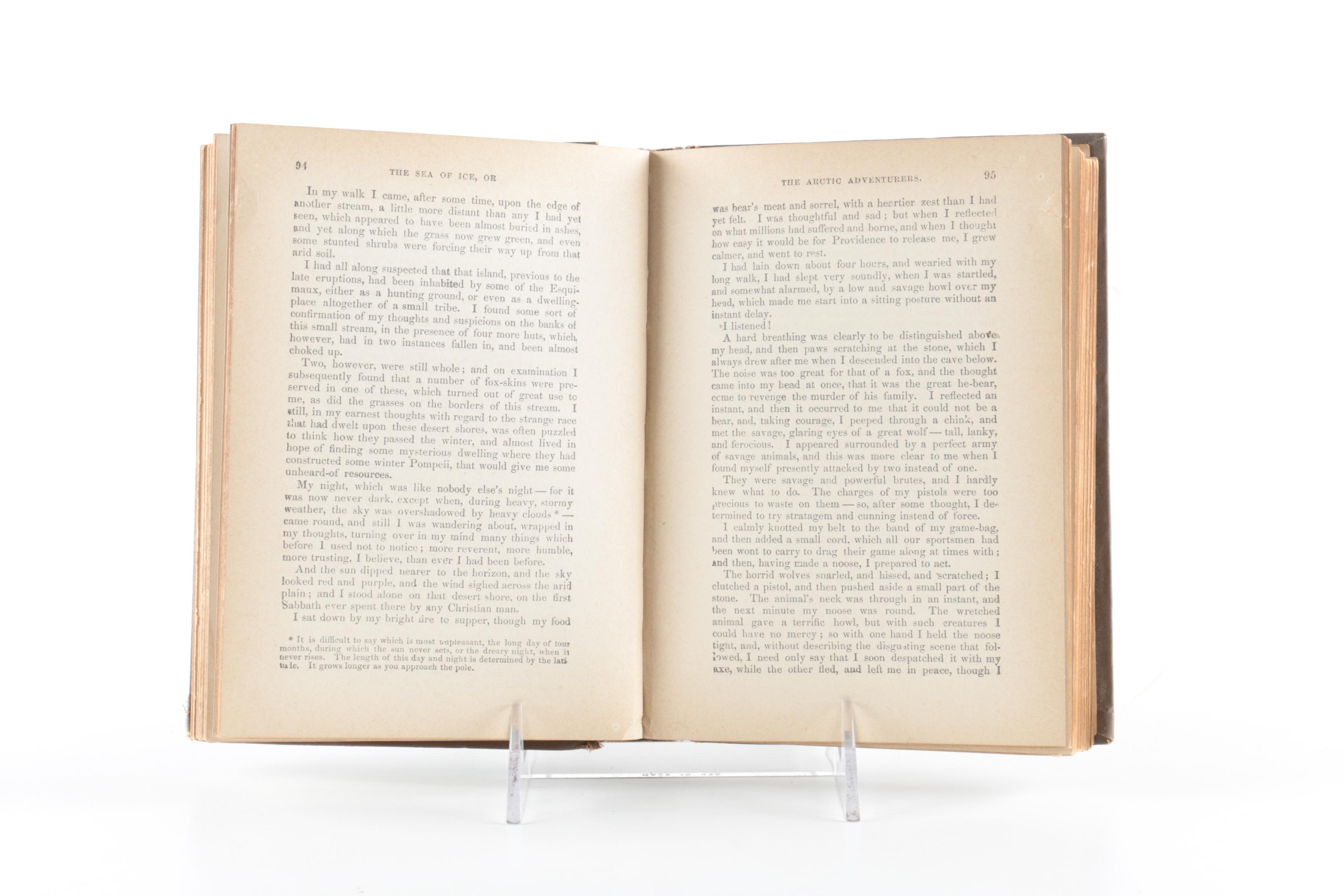 1880 "The Arctic Crusoe: A Tale of the Polar Sea" by Percy B. St. John