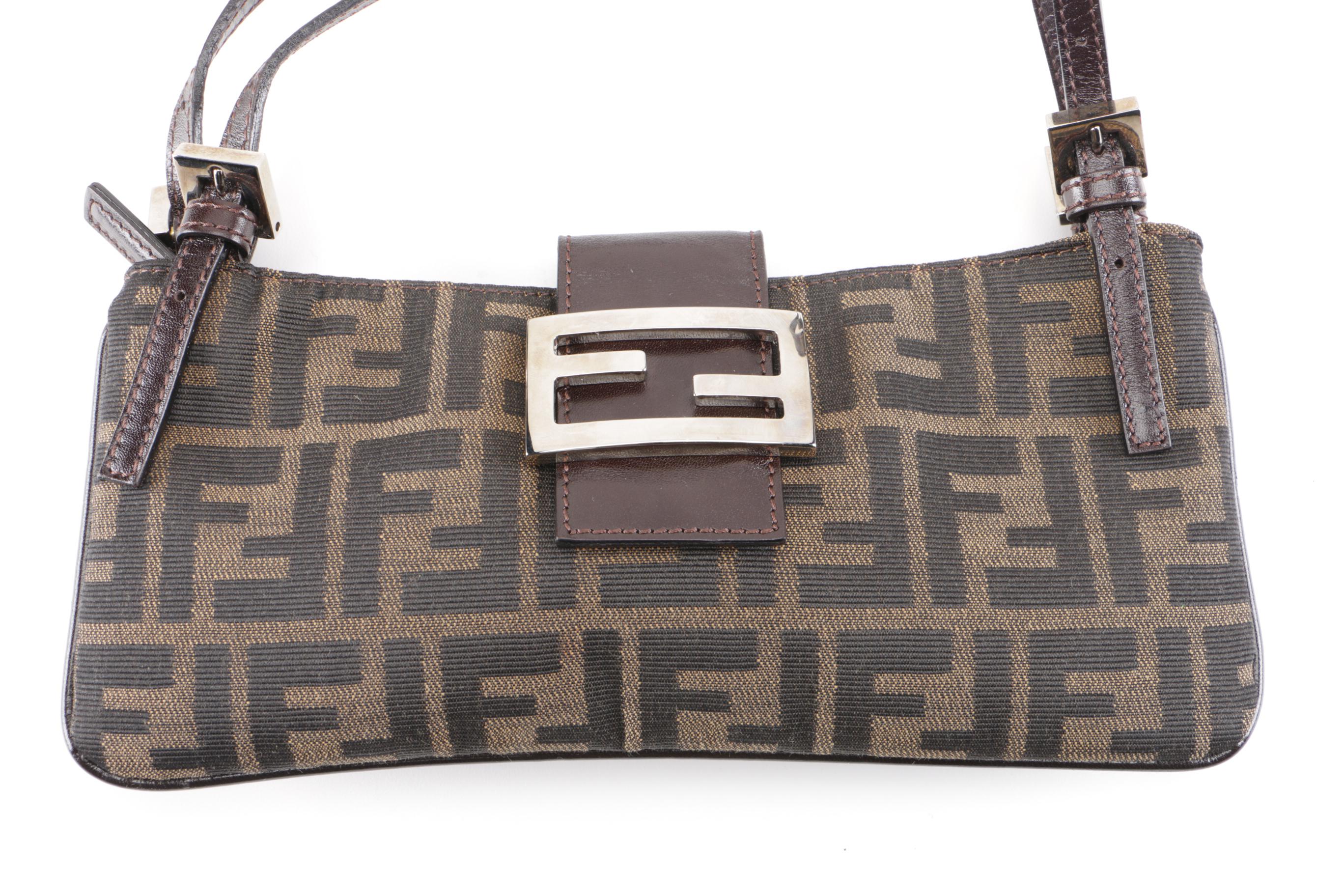 Fendi Zucca Shoulder Bag