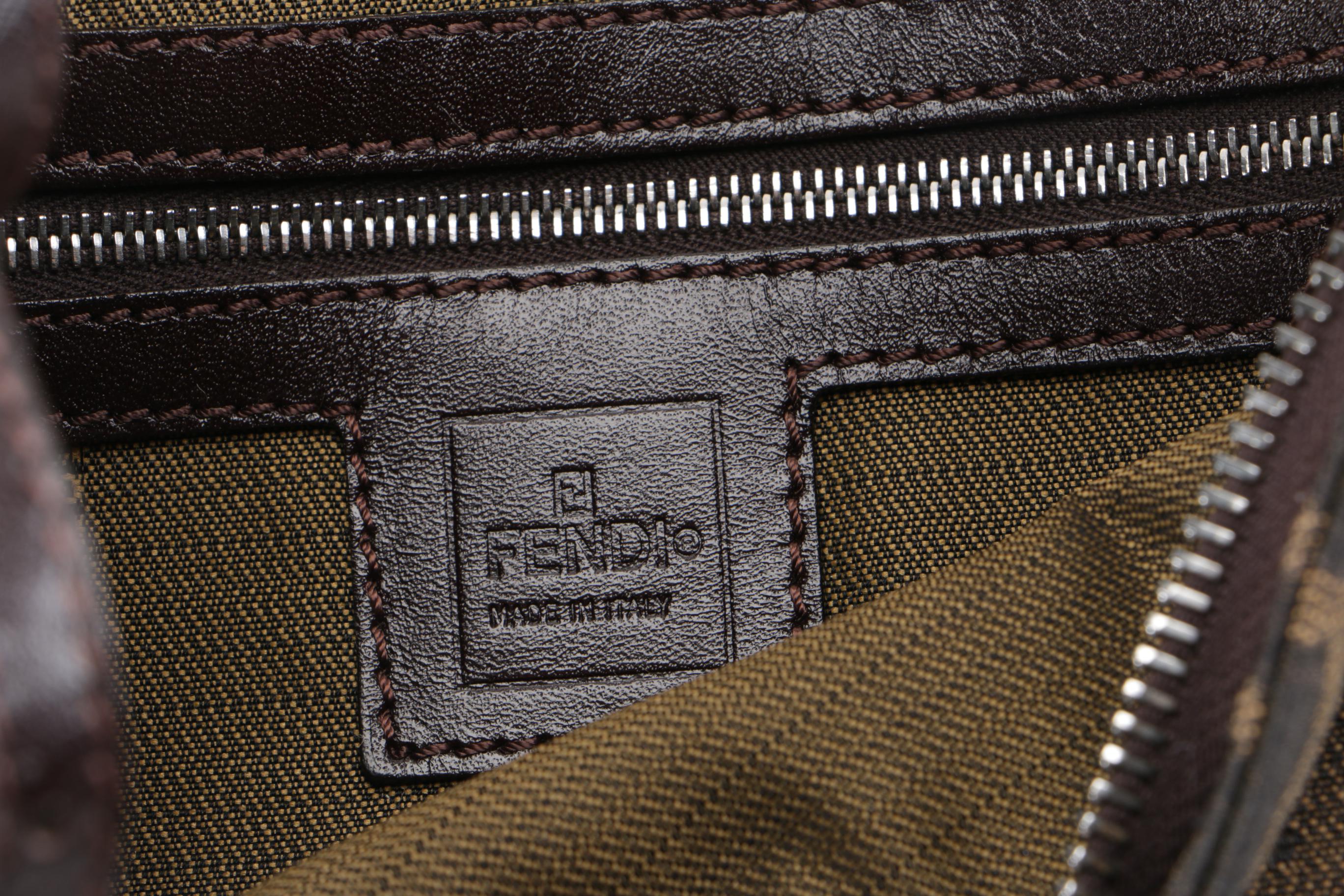 Fendi Zucca Shoulder Bag