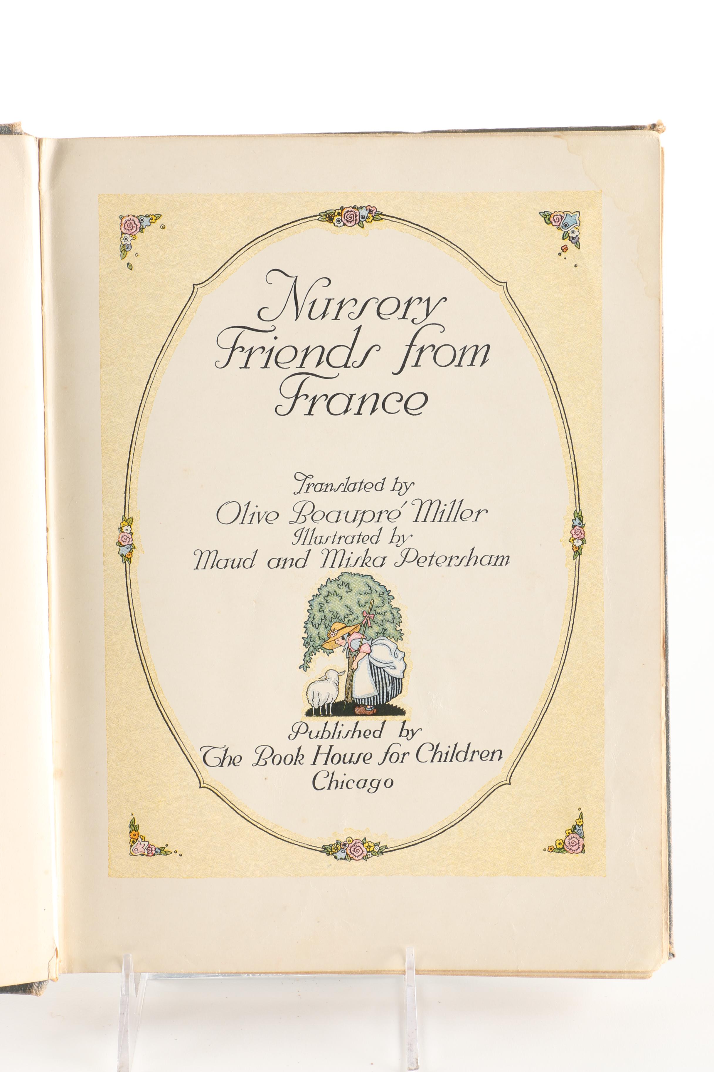 1954 "Nursery Friends From France" Translated by Olive Beaupré Miller