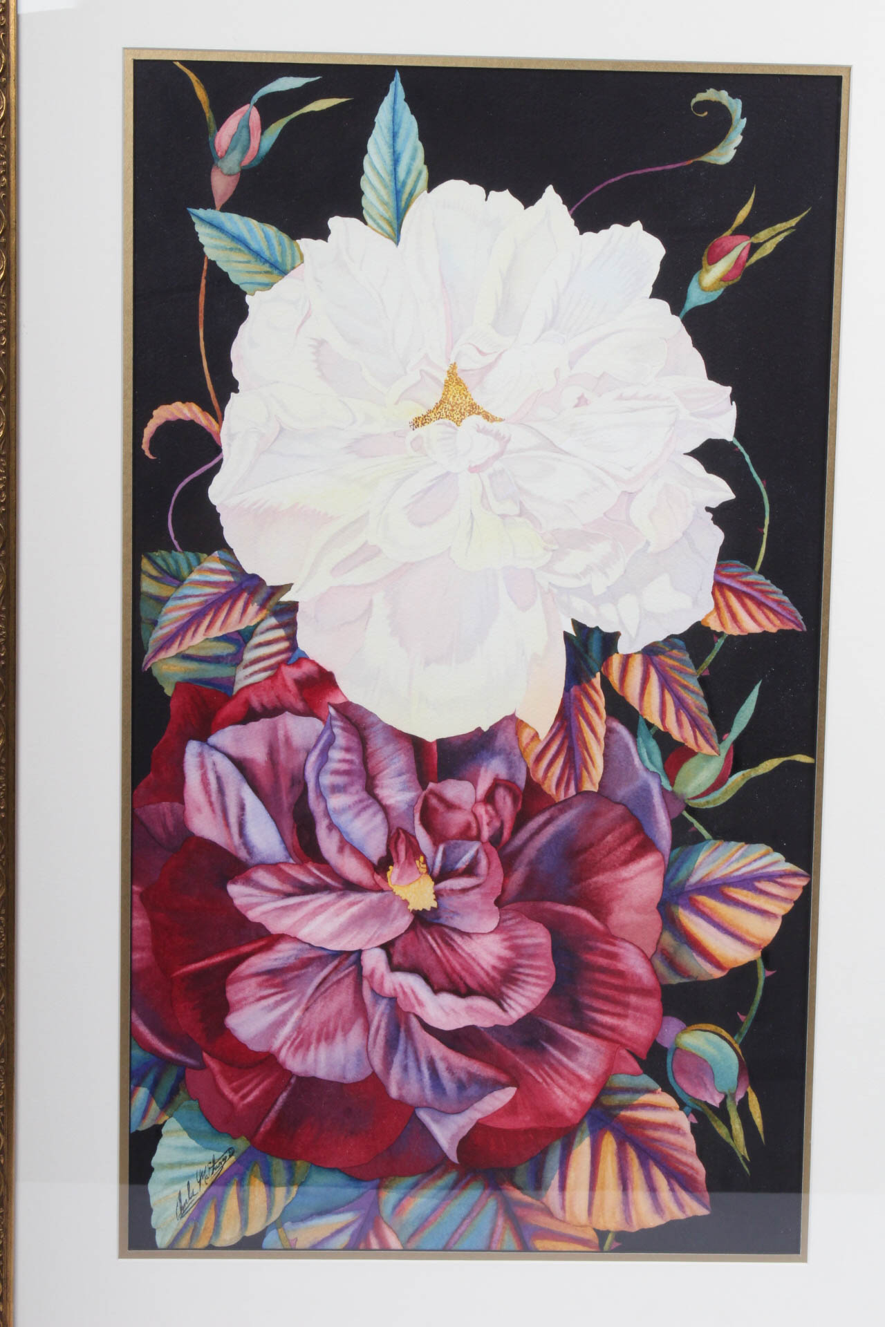 Charles Matheny Floral Watercolor
